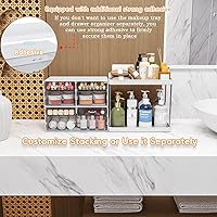 Yieach Acrylic Makeup Organizer with Drawers — image 5