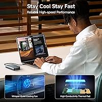 Cable Matters 40Gbps Portable USB4 Thunderbolt 4 SSD Enclosure for M.2 NVMe SSD — image 4