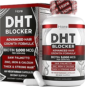 Hairo Nutrition DHT Blocker Hair Growth Supplement 60 Capsules Review