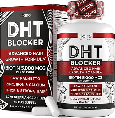Hairo Nutrition DHT Blocker Hair Growth Supplement 60 Capsules