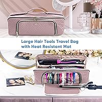 ELCUPA Large Hair Tools Travel Bag with Iron Mat — image 5