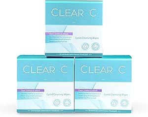 Clear C Eyelid Wipes 90 Count Review