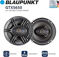 Blaupunkt GTS655M 6.5-Inch 250W Slim-Line 4-Way Coaxial Car Audio Speakers — image 2