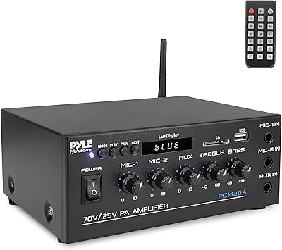 Pyle PCM20A.5 Compact Mini Home Power Amplifier