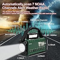 Leaton Emergency NOAA Weather Alert Radio — image 2