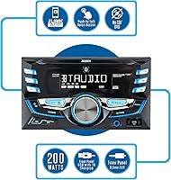 Jensen MPR420 7 Character LCD Double DIN Car Stereo Receiver — image 3