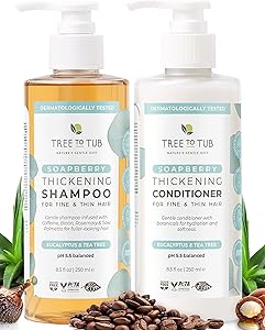 Tree To Tub Volumizing Biotin Shampoo & Conditioner Set Review