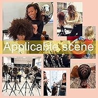 African Mannequin Head with 100% Human Hair, 9 Inch Curly — image 8