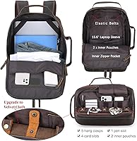 Masa Kawa Leather 15.6″ Laptop Backpack for Men — image 5