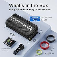 LEESKY 1500W Pure Sine Wave Power Inverter — image 7