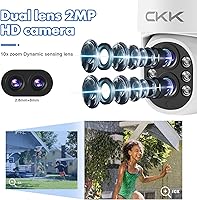 CKK 2K Dual Lens PTZ Security Camera System with 10″ LCD and 1TB HDD — image 3