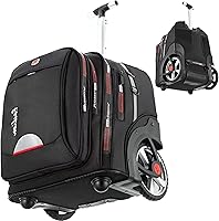 PISKGODSF 22-Inch Rolling Backpack with Wheels, 55L Capacity — image 7