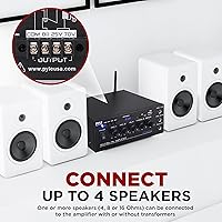 Pyle PCM20A Compact 40-Watt Mini Power Amplifier with Bluetooth — image 4