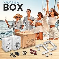 Pyle PDWRBT56WT Bluetooth Outdoor Speakers — image 2