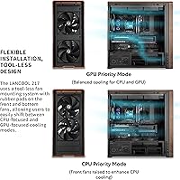 Lian Li LANCOOL 217 Walnut Wood Mid-Tower ATX Case — image 6