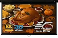 Elite Screens M110H 110-inch Manual Pull Down Projector Screen — image 1