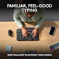 Logitech Wave Keys & Lift Vertical Mouse Ergonomic Bundle — image 4