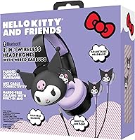 Hello Kitty Kuromi 2-in-1 Wireless Bluetooth Headphones with Wired Earbuds — image 5