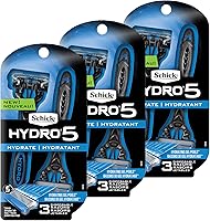 Schick Hydro 5 Disposable Razors with Flip Beard Trimmer, 9 Count — image 1