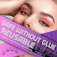 PALIMAINY Magnetic Eyelashes with Applicator, 3 Pairs - Natural, Wispy, Fluffy Styles — image 5