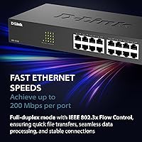 D-Link DES-1016D 16-Port Fast Ethernet Switch — image 2
