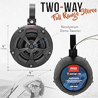 Pyle PLUTV44BTR 4″ 800W Dual Waterproof Off-Road Speakers — image 2