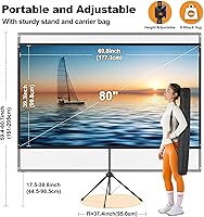Truesee Outdoor Projector Screen 80 Inch 16:9 — image 4