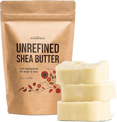 Better Shea Butter Raw Shea Butter 1lb Bar