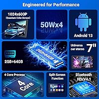 Haudio CJ-07 7″ HD Car Stereo with CarPlay & Android Auto — image 4