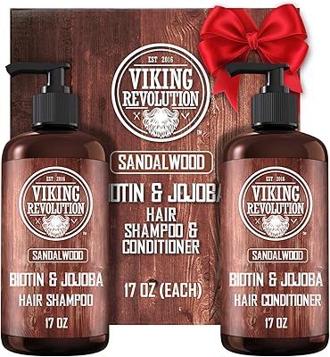 Viking Revolution Sandalwood Shampoo and Conditioner Set 17oz