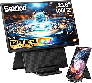 Setclod 23.8″ Portable Monitor