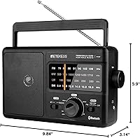 Retekess TR626 Portable AM FM Radio with Bluetooth — image 10