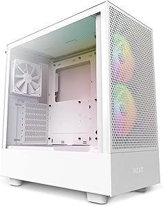 NZXT H5 Flow RGB Compact ATX Mid-Tower PC Gaming Case