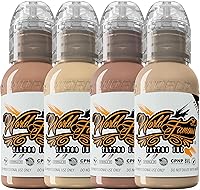 World Famous Tattoo Ink Skintone 4 Count Set, 4 fl oz — image 1