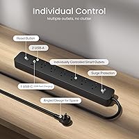 GHome Smart Plug Power Strip with 6 Outlets & 3 USB Ports — image 6