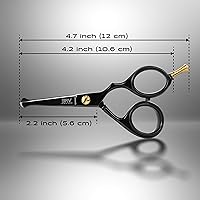 BRV MEN Rounded-Tip Small Trim Scissors for Men 4.2″ — image 7