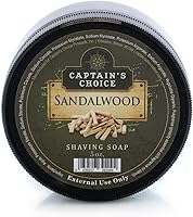 Captain's Choice Sandalwood Shaving Soap 5oz — image 1