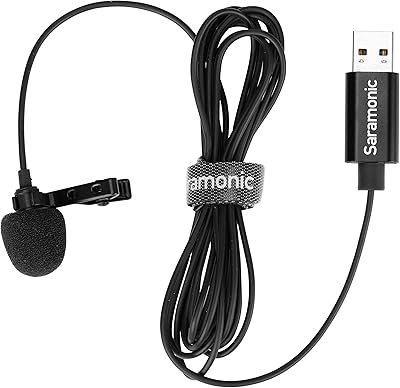 Saramonic SR-ULM10 Lavalier Mic with USB-A Connector