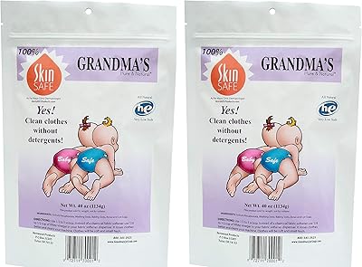 Grandma's Pure & Natural All Natural Laundry Soap, Unscented, 40oz (Pack of 2)