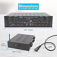 Pyle PTA44BT.5 500W Bluetooth Karaoke Amplifier — image 2