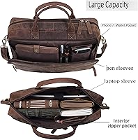 VC Vintage Couture Leather Briefcase Bag for Men and Women — image 5