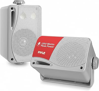 Pyle PLMR24S Waterproof Marine Box Speakers