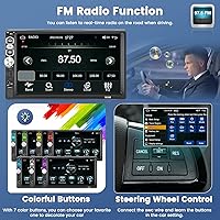 Mantian 7 Inch CarPlay Single Din Touchscreen Car Radio — image 3