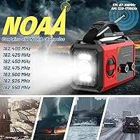 GIDEZH 30000mAh Hand Crank Emergency Radio — image 3