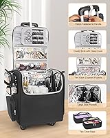 Relavel Rolling Makeup Train Case — image 4