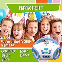 TinyGeeks Tunes Kids Boombox CD Player TG10 — image 6