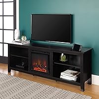 Walker Edison Wren Classic 70-Inch Fireplace TV Stand — image 3