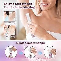 Psmicor 5-in-1 Electric Shaver Razor for Women — image 7
