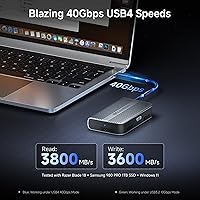 Cable Matters 40Gbps Portable USB4 Thunderbolt 4 SSD Enclosure for M.2 NVMe SSD — image 3