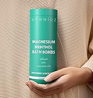 New Miuz Menthol Fizzing Bath Bomb Eucalyptus Peppermint 3pcs — image 4